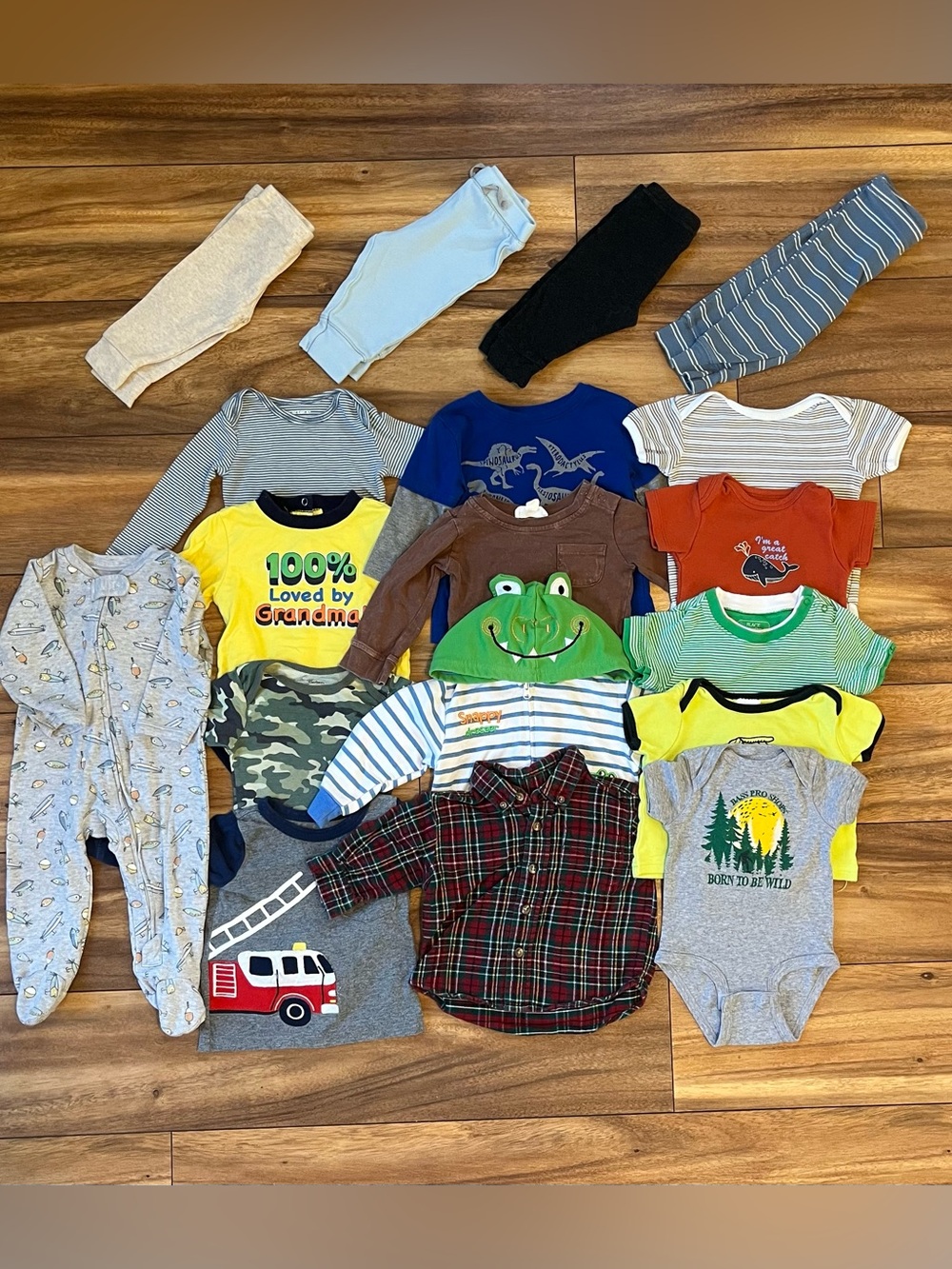 Baby boy 6-9mo LOT18pcs infant clothing bundle fall winter jacket flannel